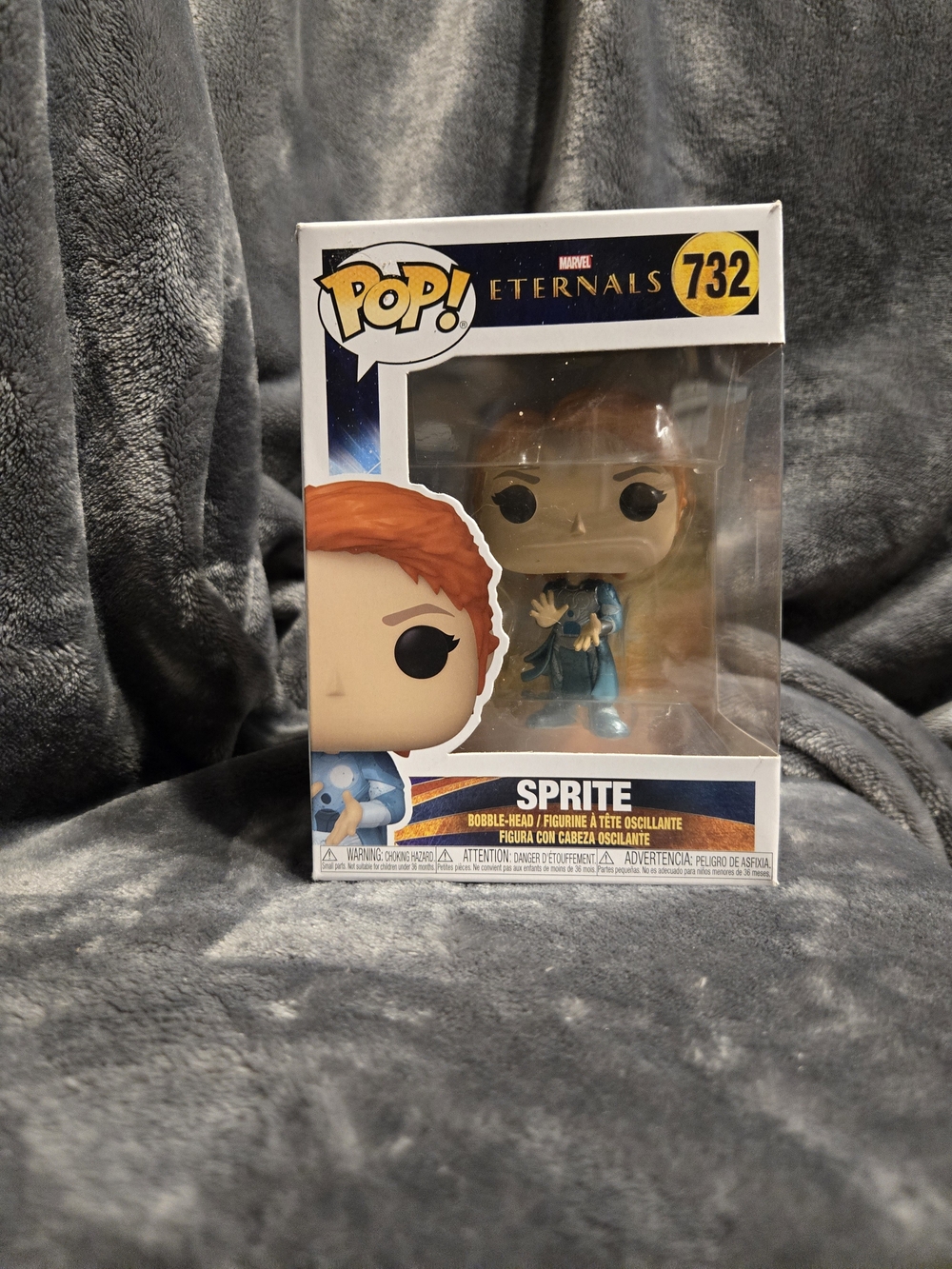 Funko Sprite Pop! Figure - Red Hair, Blue Outfit